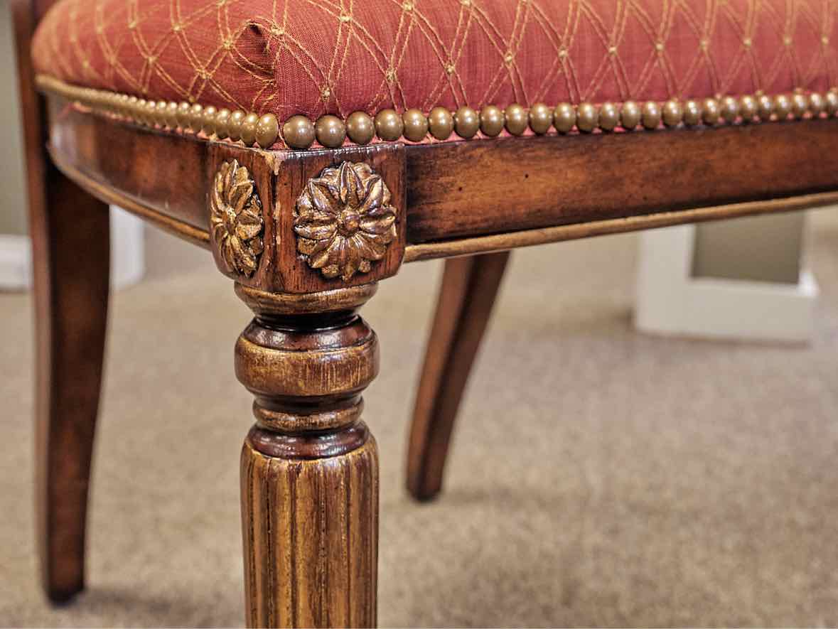 Hickory & White Regency Style Mahogany Dining Table (w/Pads) & Set of 12 Chairs