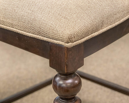 Set of 4 Universal Furniture Splat Back Counter Stools in Tobacco Finish