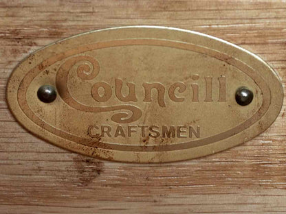 Councill Furniture Mahogany 8 Drawer  Chest with inlay Border