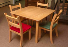 Cheska  Child's Wooden Square Table & 4  Chair Set