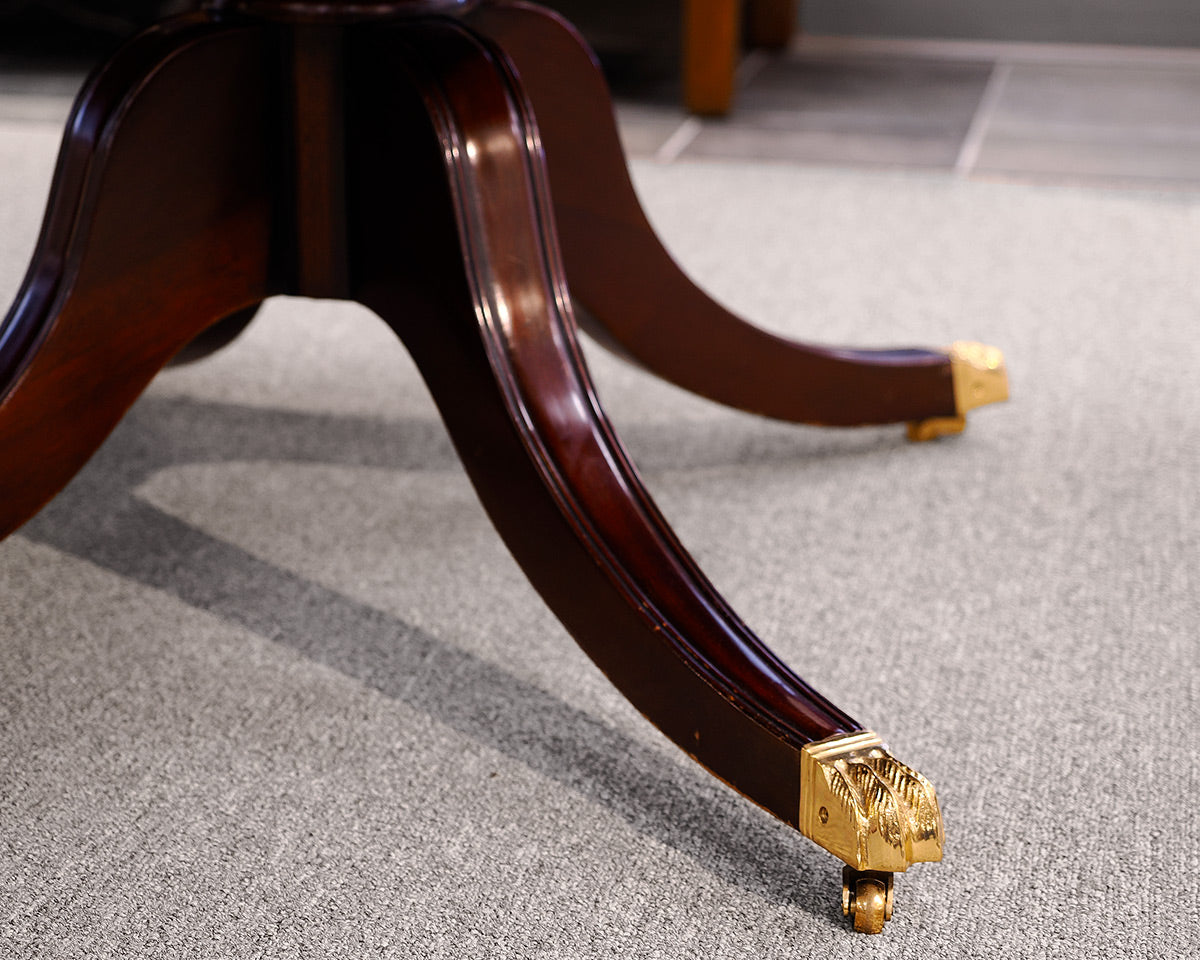 Stuart Swan Mahogany Double Pedestal  Dining Table