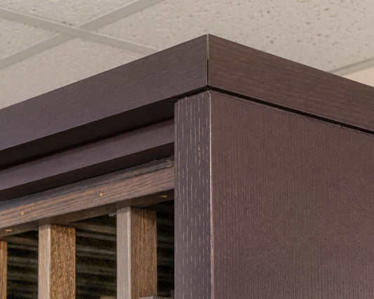 Espresso Finish Six Drawer Bar