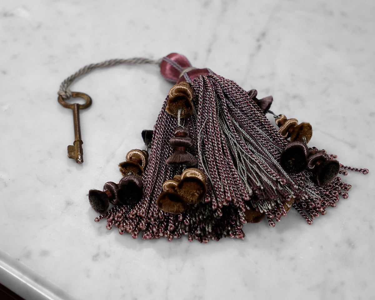 French Louis XVI Styled Mahogany Stone Top Console Table