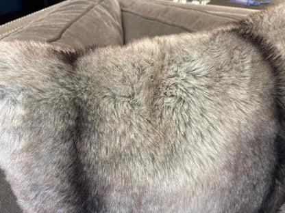 Pair of Faux Fur Accent Pillows