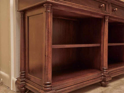 Thomasville  Cherry 2 Dawer 4 Shelf  Console