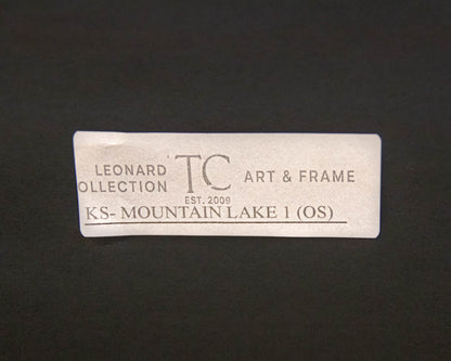 'Mountain Lake 1' Framed Print