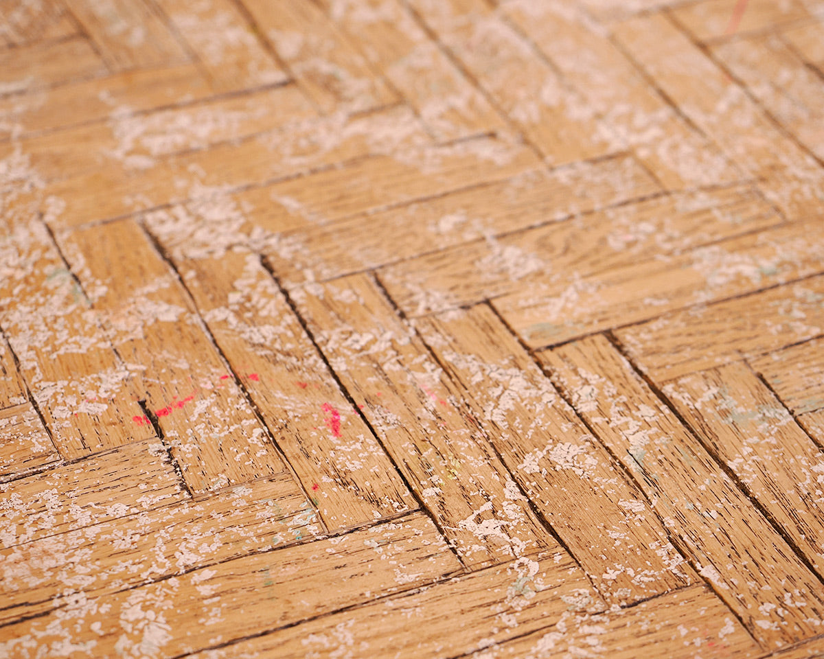 Minton-Spidell Rustic Herringbone Cocktail Table