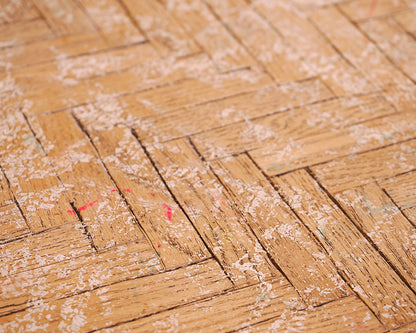 Minton-Spidell Rustic Herringbone Cocktail Table