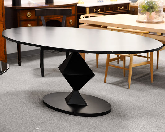 Meadow Blu Noir Katana Oval Dining Table