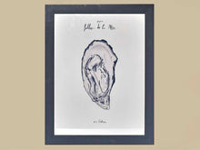 'Filles De La Mer I' Navy Finish Frame Print