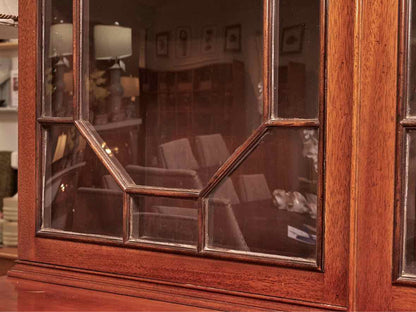 Baker Mahogany 2 Piece  Secretary Desk with Drop Down Desk