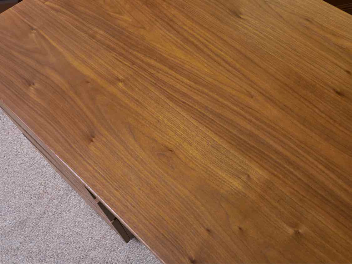 MG + BW Walnut Mid Century Style Executive Desk