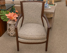 Hickory Chair Mahogany Framed Accent Chair
