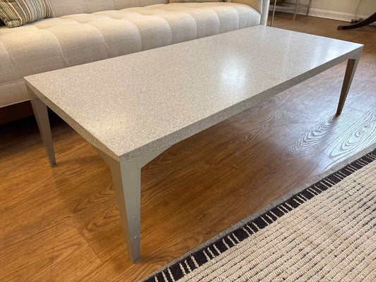 Mikilia Granite Top Rectangular Cocktail Table