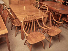 Oak Dining Table & 6  Bow Back Chair Set