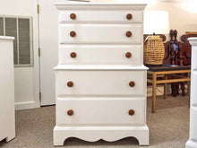 Solid Sugar Maple Chest in White Finish