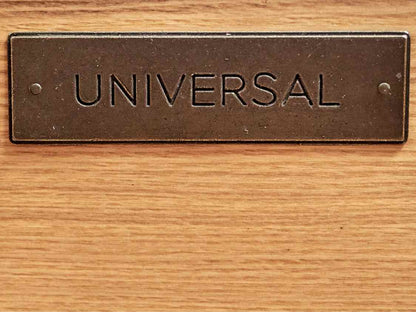 Pair of Universal Black Nightstands W/ Stone Tops