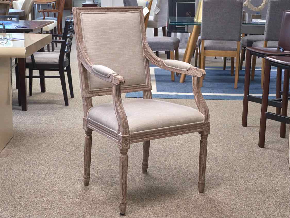 Set of 10 Restoration Hardware Vintage French Square Back Dining Chairs