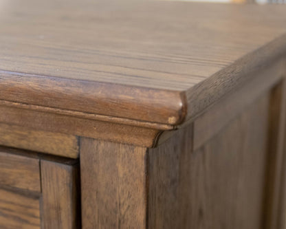 Pair of Pottery Barn Hudson Nightstands in Hewn Oak Finish