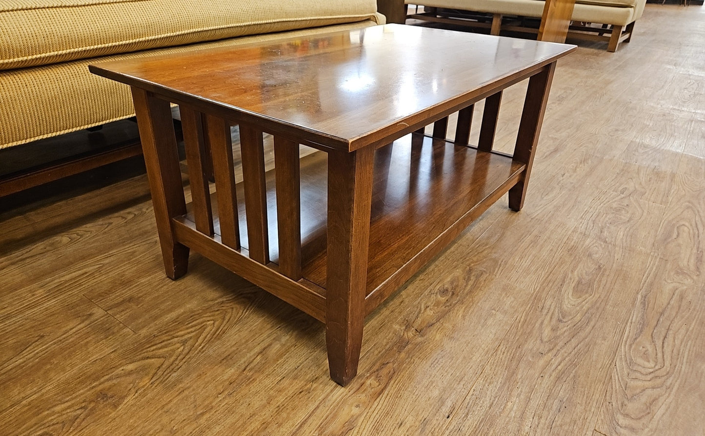 Ethan Allen Mission Style Cocktail Table