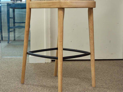 Castlery Pair of 'Edith' Cane Bar Stools