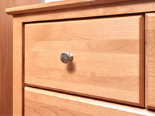 Solid Cherry (10) Safety Lock Drawers Includes Attached Mirror Dresser