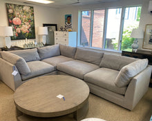 Arhaus Pavo 2-Piece Corner Sectional in Light Grey