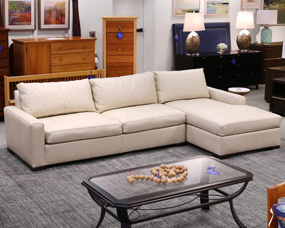 Low Profile Creme Sectional