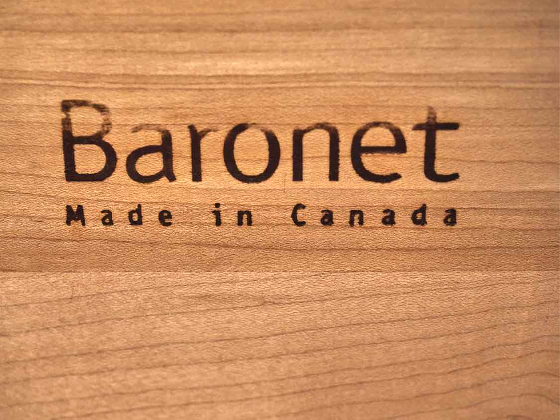 Baronet Double Dresser with Glass Top & Brushed Nickel Pulls