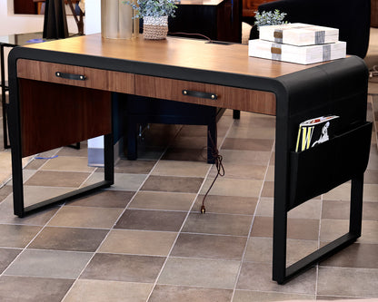 Villa & House 'Roberto' Leather Wrapped Desk