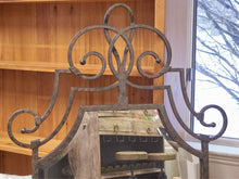 Forged Iron Beveled Glass Mirror
