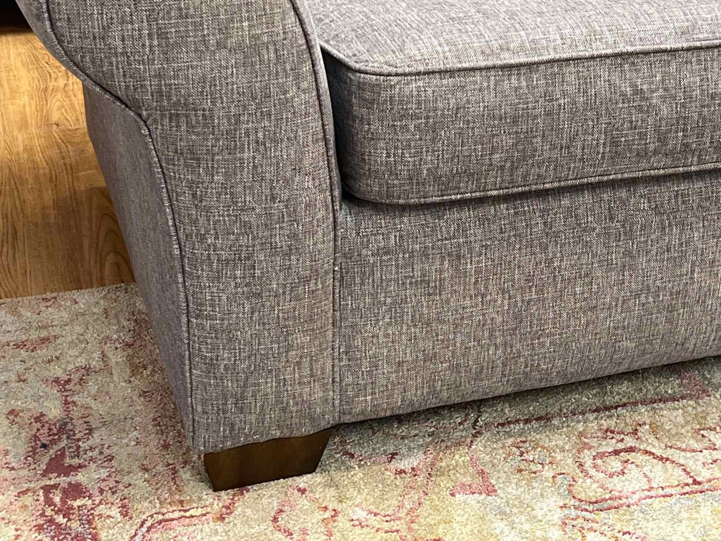 Flexsteel Curved Grey Sectional