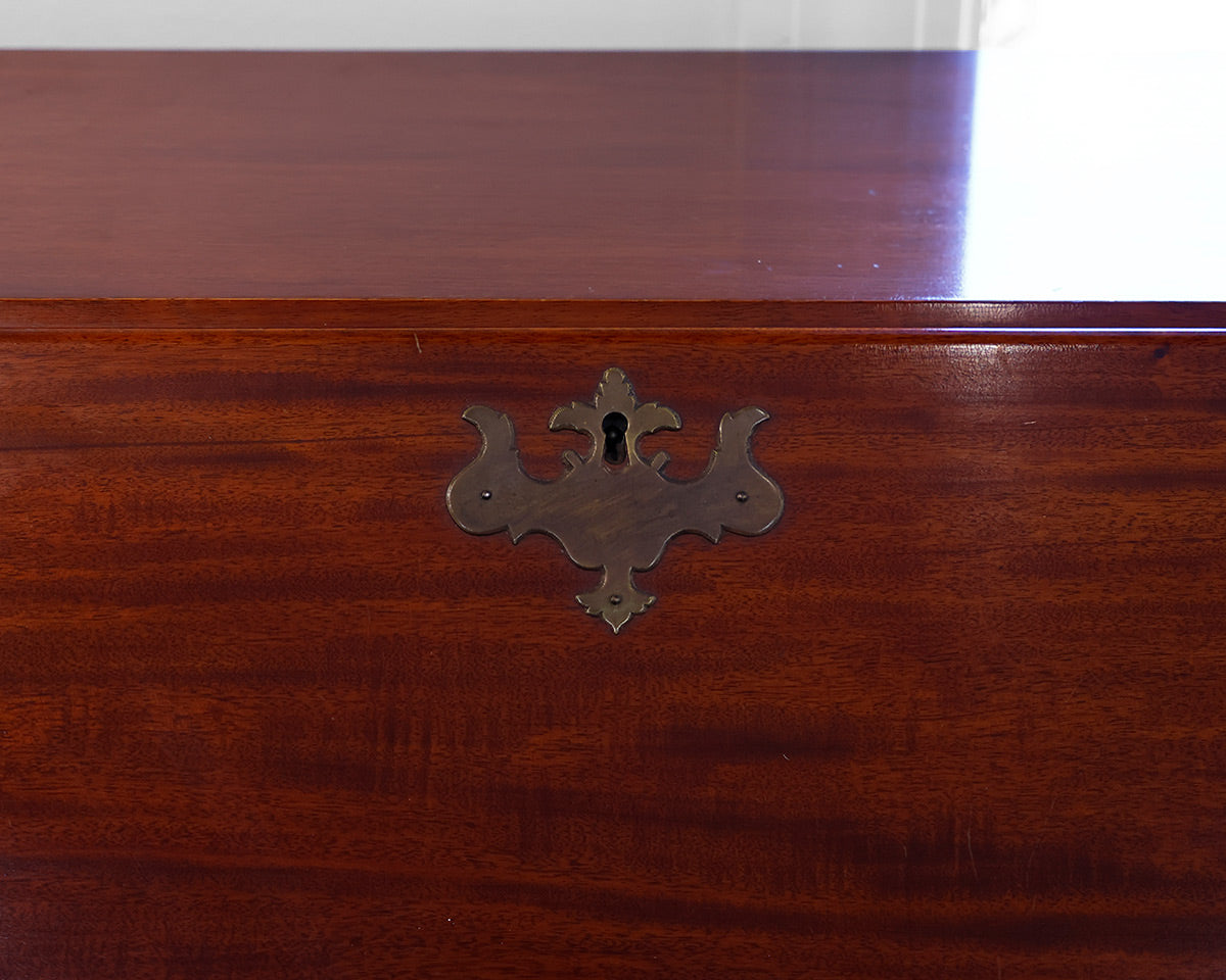 Chippendale Style Mahogany Secretary Desk