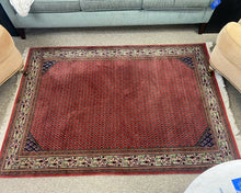 Rust Oriental  Area Rug