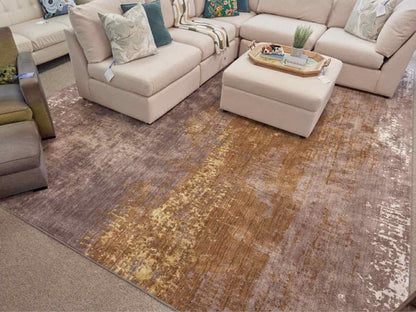 Contemporary Earth Tones Area Rug