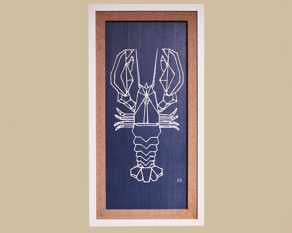 Lobster Denim II Framed Art