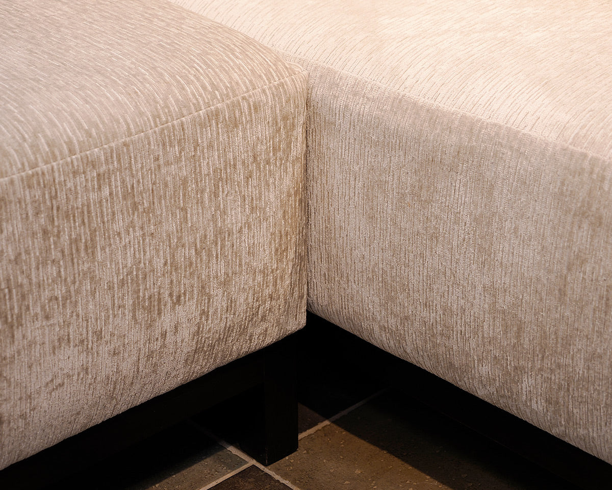 Banquette Style Sectional in Custom Upholstery