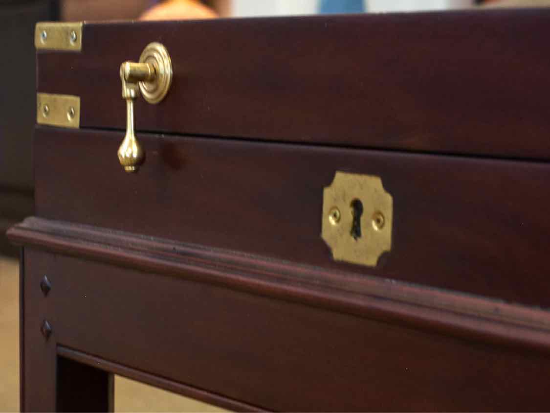 Modern History 'Chesapeake' Mahogany Side Table