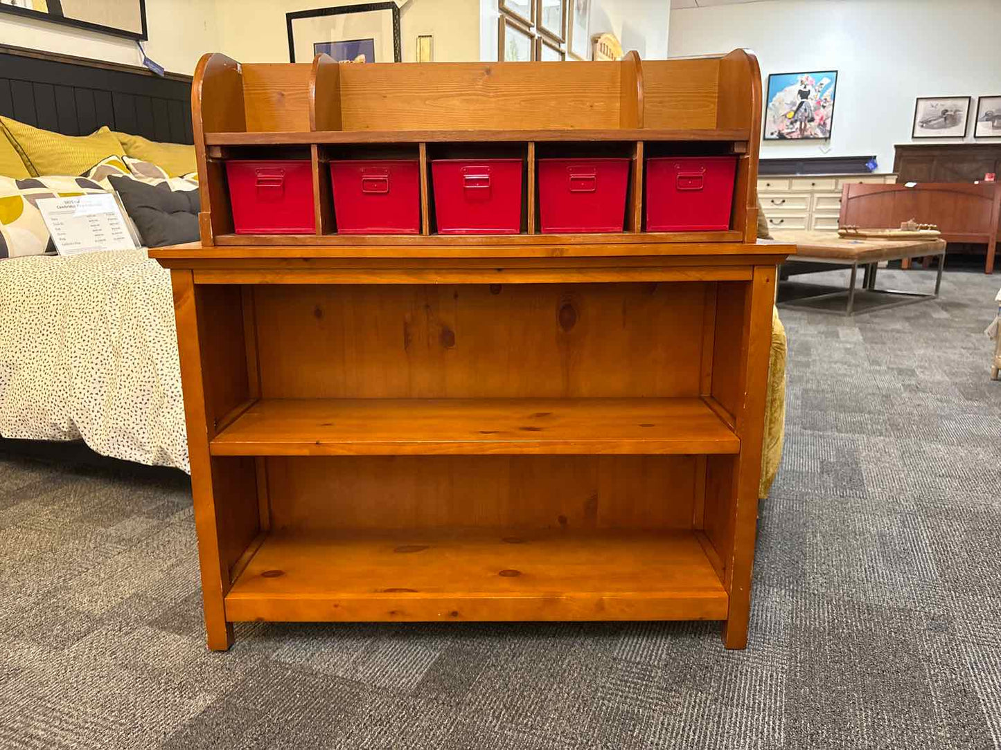 PB Kids 'Cameron' 2-Shelf Bookcase and Storage Unit