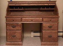Oak Roll Top Desk
