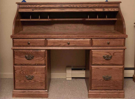 Oak Roll Top Desk