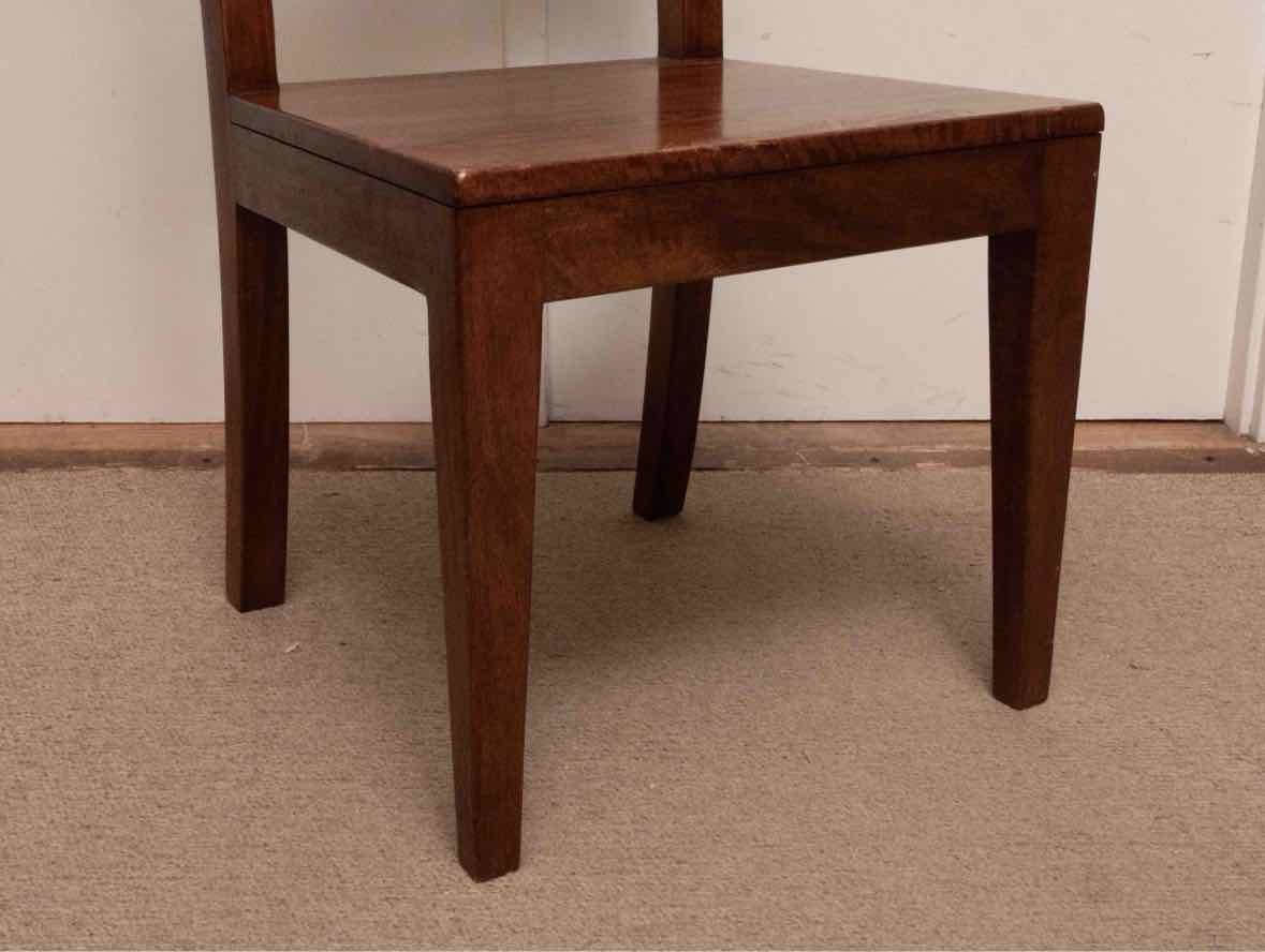 Crate & Barrel ' Basque' Light Brown Slat Back Dining Chair