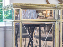 Smoked Glass Sideboard W/ Gold Detailing