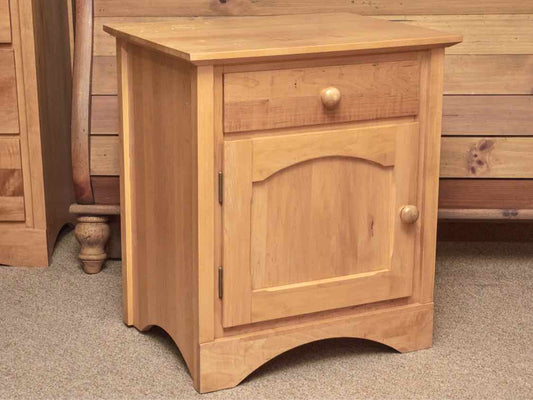 Pair of Brown Street Co.Maple 1 Drawer  Nightstand