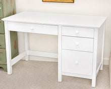 Vermont Tubbs White Finish Four Drawer Desk
