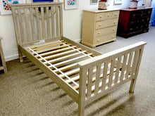 Pottery Barn Gray Wash Twin Bed