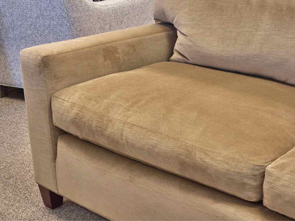Two Cushion Tan Sofa