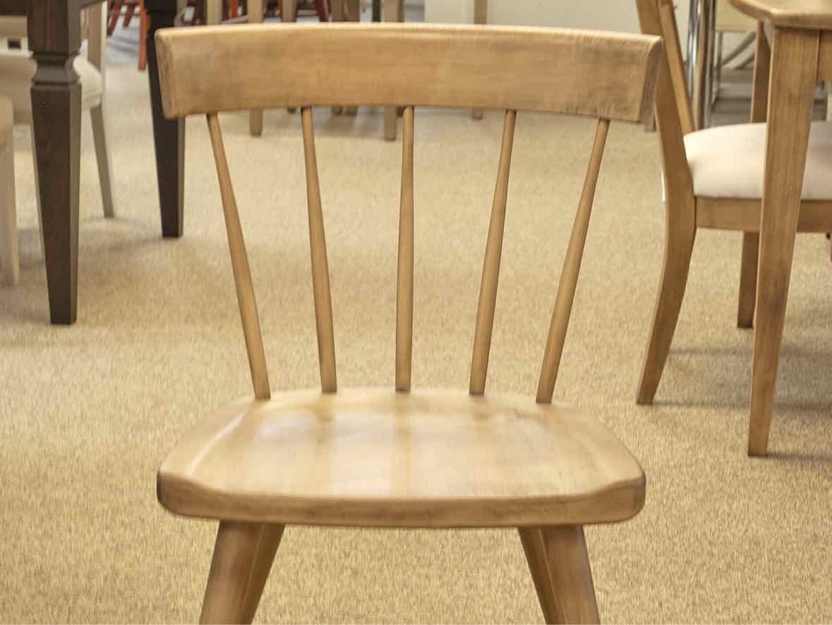Set of 6 Gat Creek "Lana" Maple Dining Chairs in Classic Barley Finish