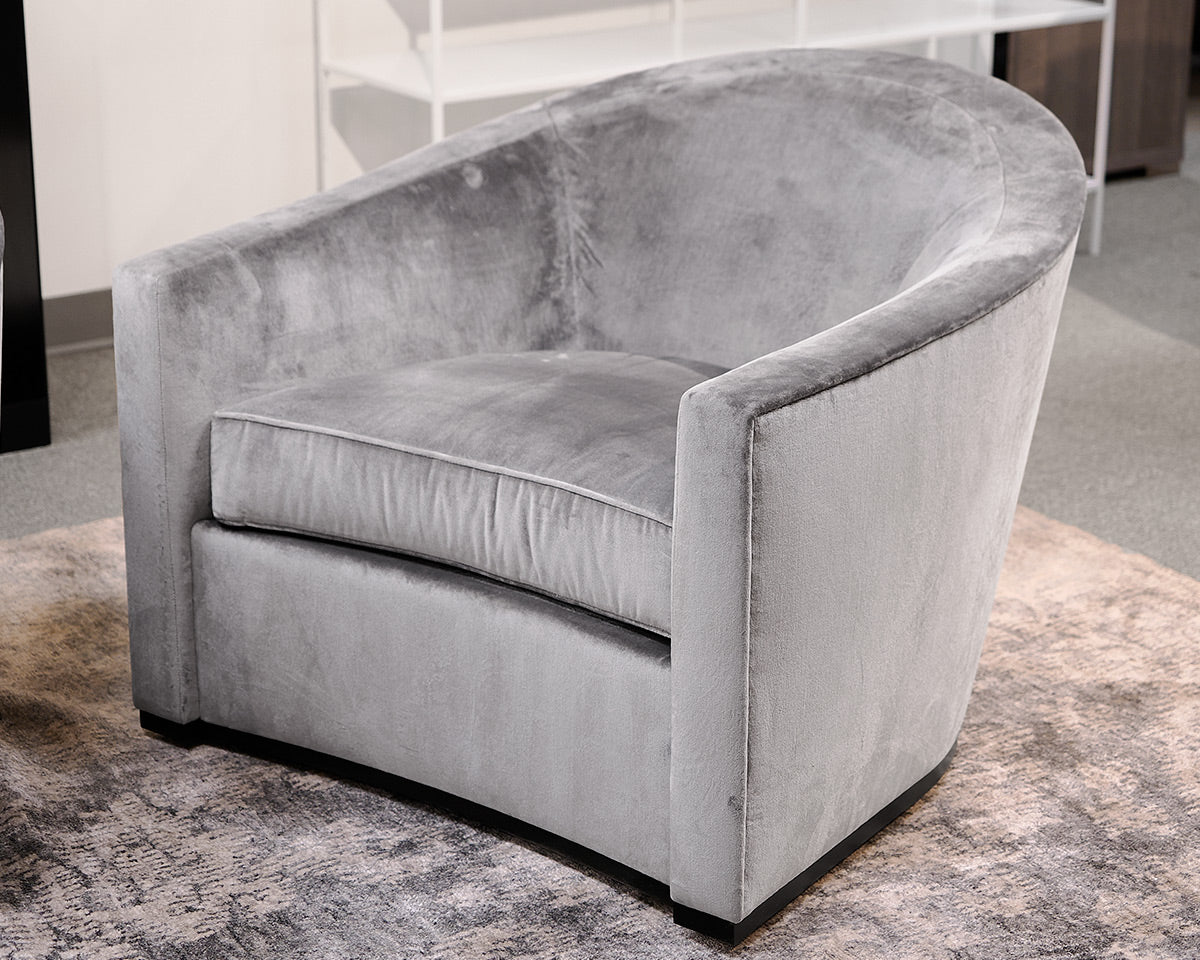 Pair of Holly Hunt Sevilla Swivel Chairs