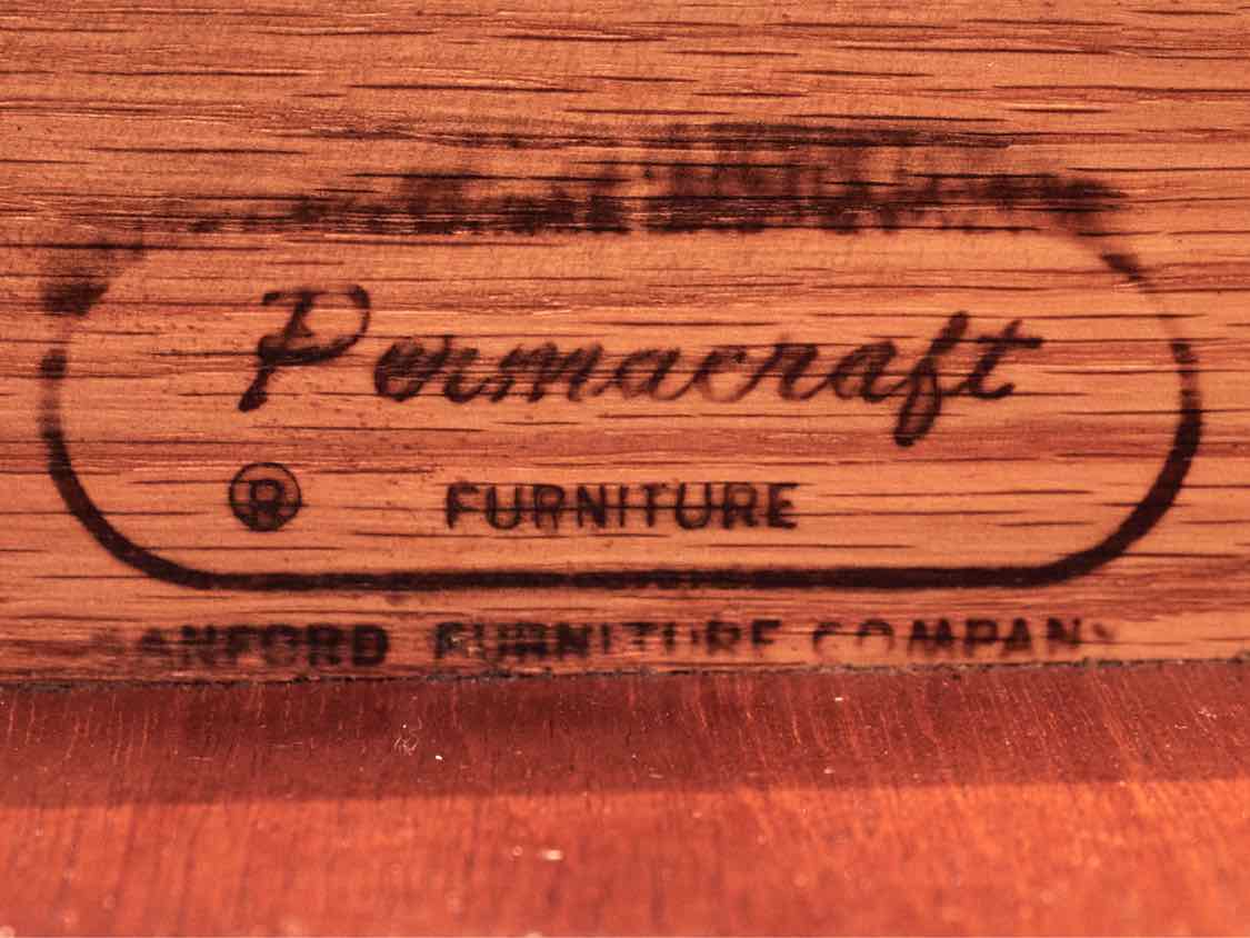 Permacraft Cherry 4 Drawer Brass Handles  Chest